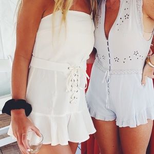 White LF romper (left)